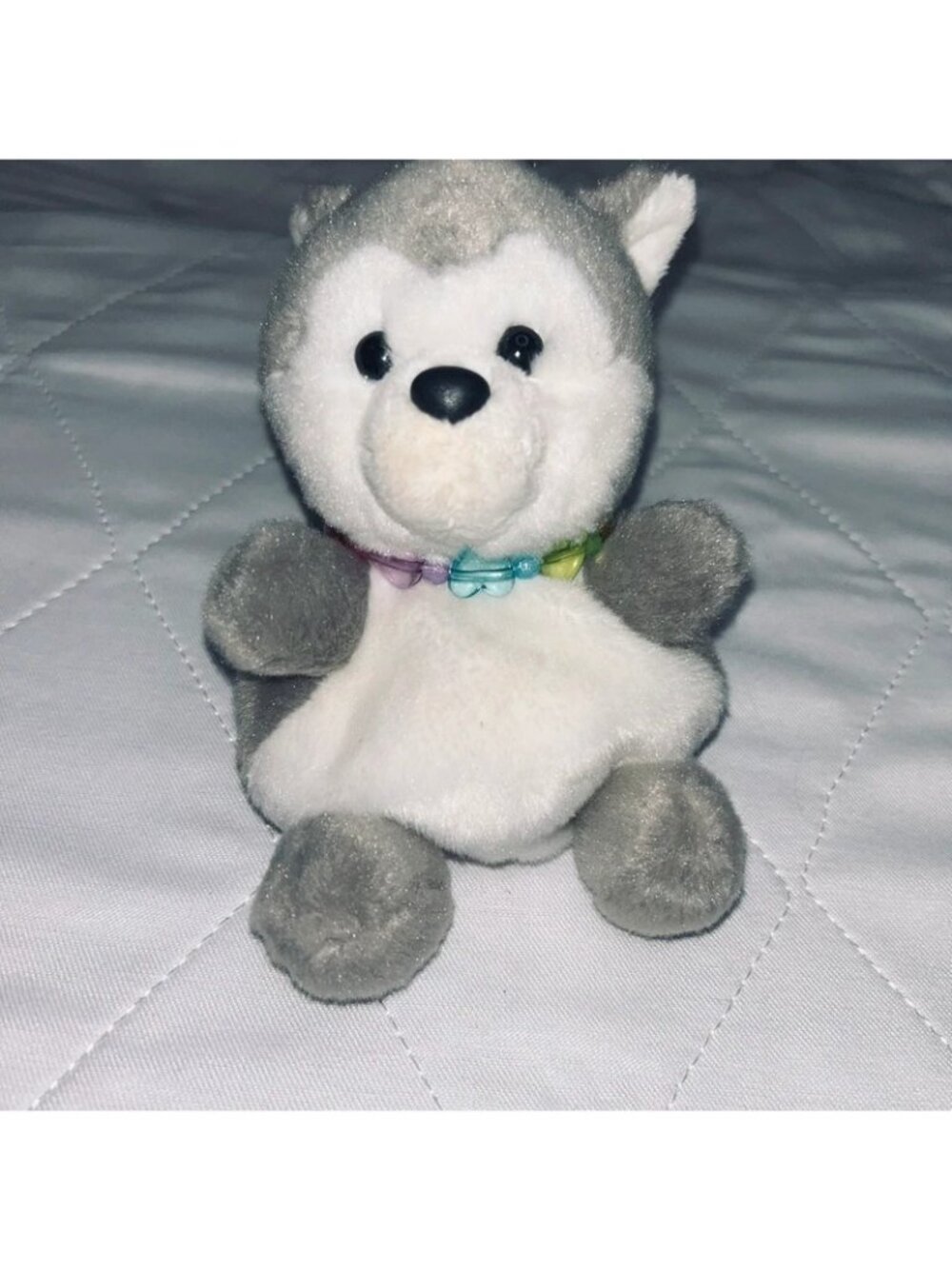Aurora Palm Pals Busky Husky Mini Plush 5"